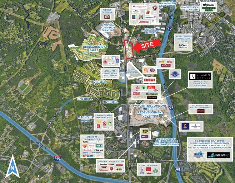 Washington Hwy at Sliding Hill Road, Glen Allen, VA à vendre - Photo du bâtiment - Image 3 de 3