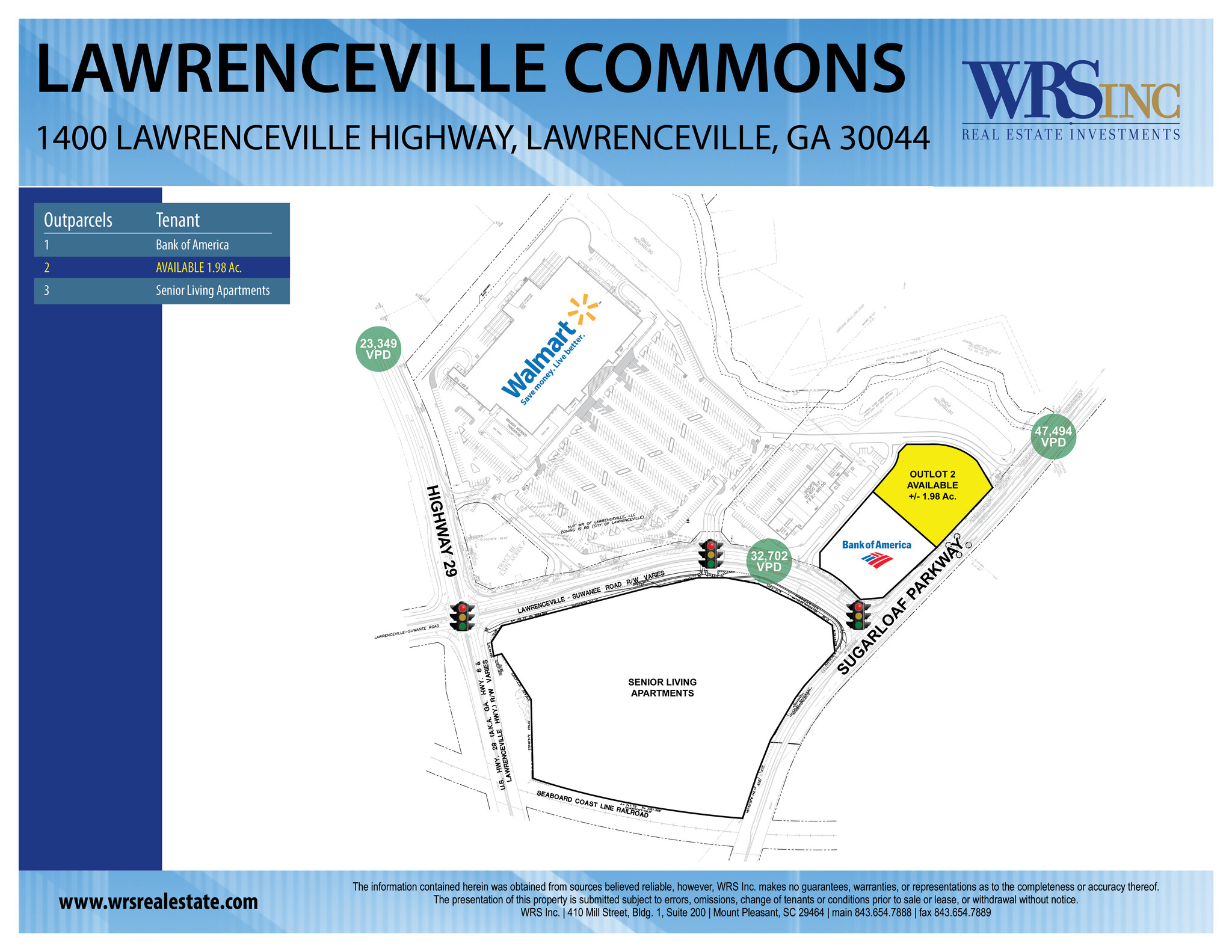 LAWRENCEVILLE Hwy, Lawrenceville, GA à vendre Plan de site- Image 1 de 3