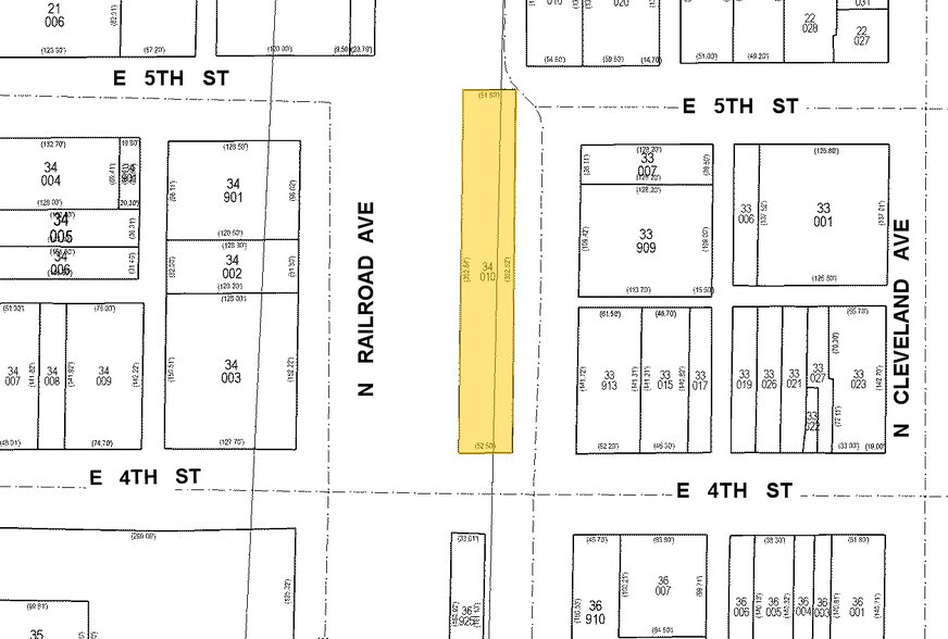 409-427 N Railroad Ave, Loveland, CO à louer - Plan cadastral - Image 3 de 11