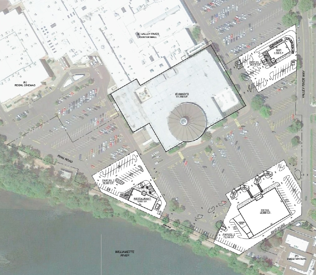 293 Valley River Ctr, Eugene, OR for lease Building Photo- Image 1 of 3