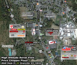 8648 State Route 22, Granville, NY - Aérien Vue de la carte