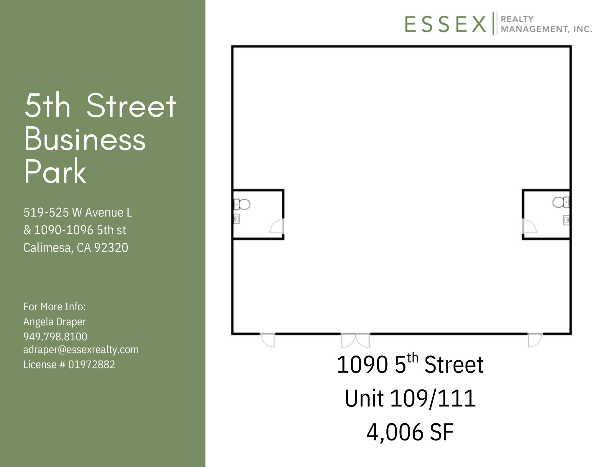 1090 5th St, Calimesa, CA à louer Plan de site- Image 1 de 1