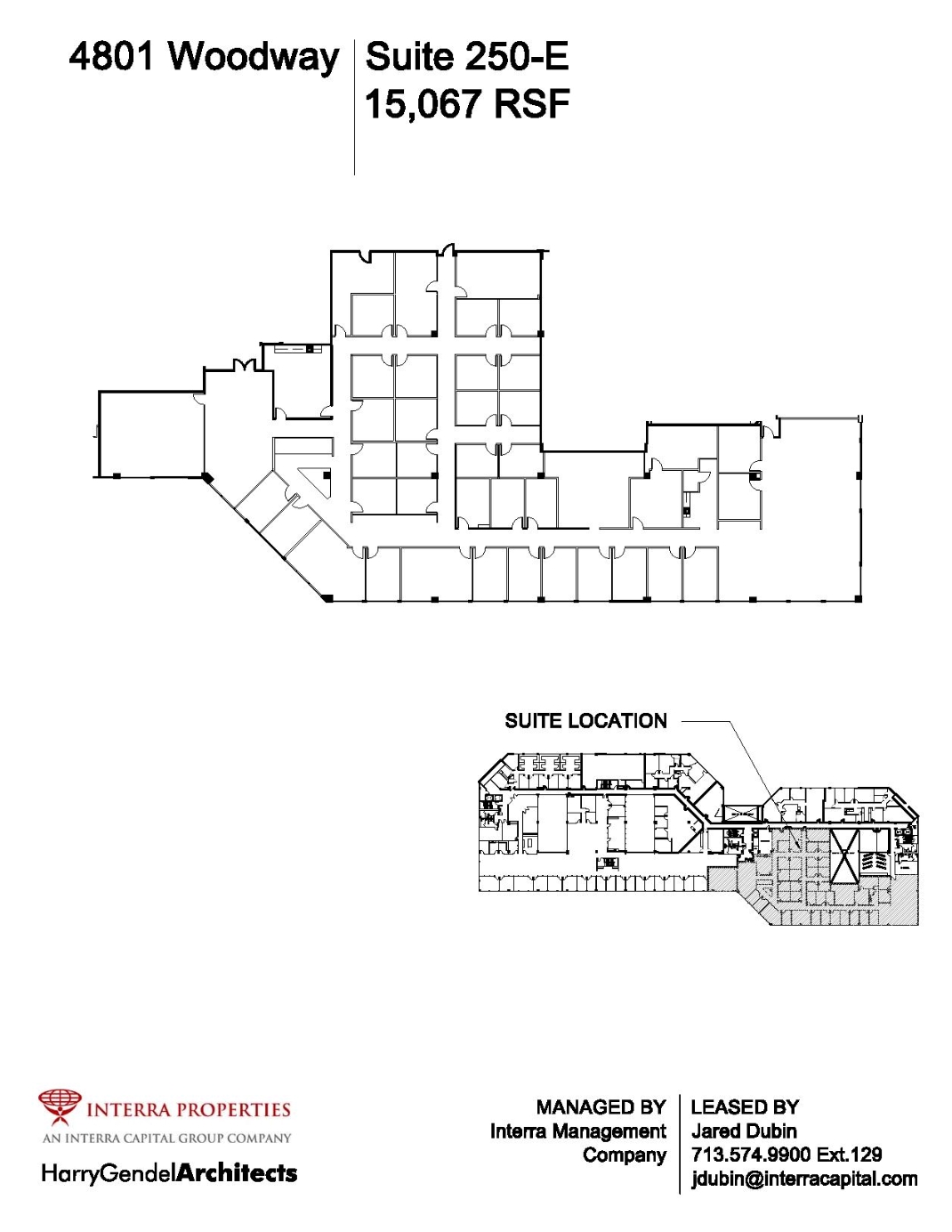 4801 Woodway Dr, Houston, TX à louer Plan d  tage- Image 1 de 1