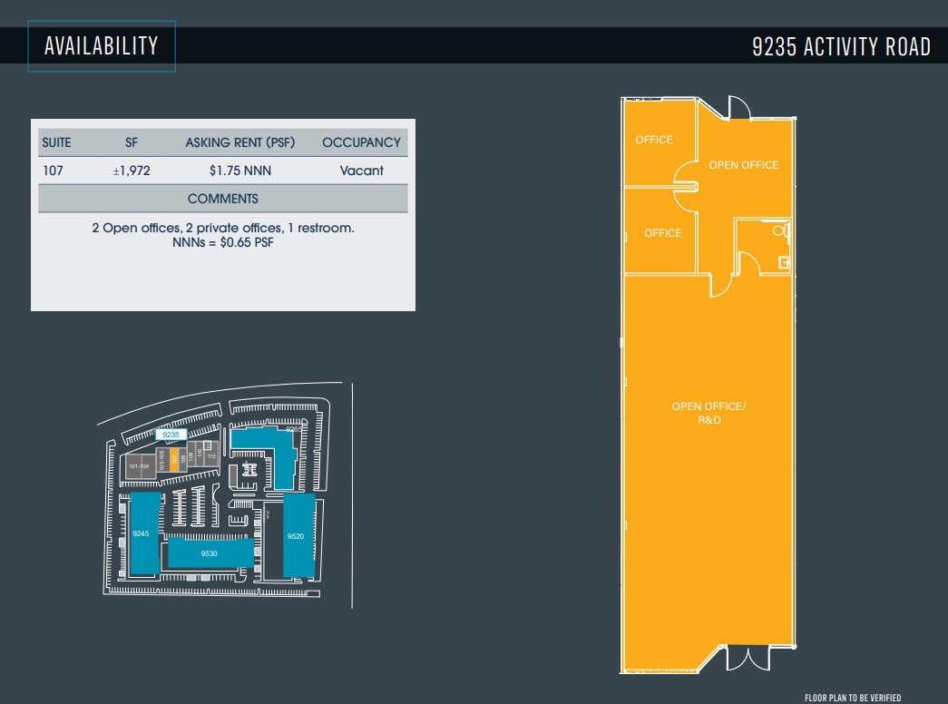 9520 Padgett St, San Diego, CA for lease Floor Plan- Image 1 of 1