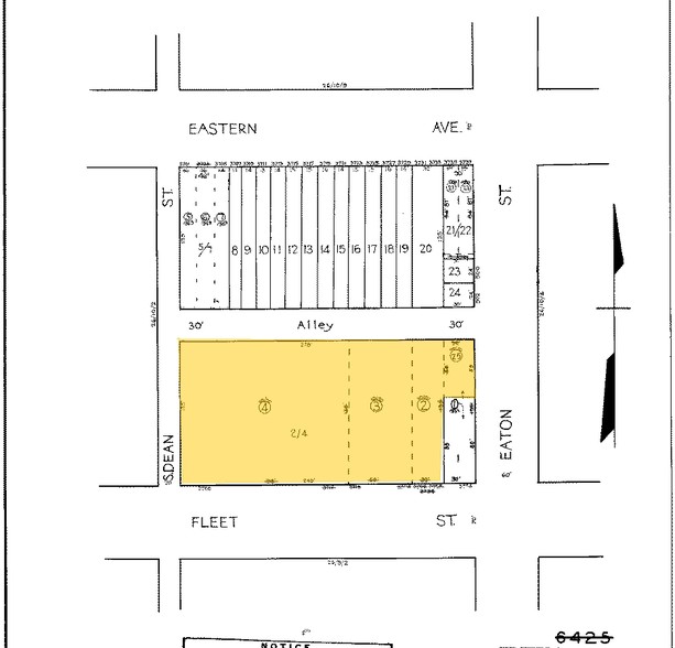 3700 Fleet St, Baltimore, MD à louer - Plan cadastral - Image 3 de 4