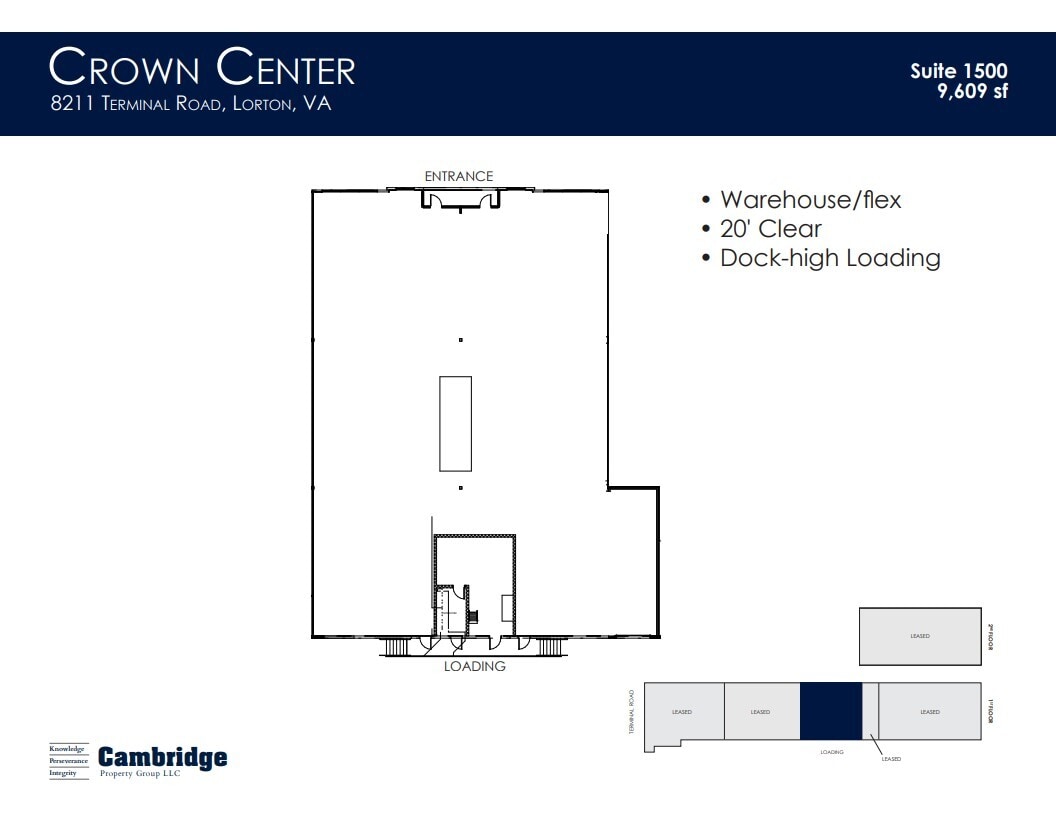 8211 Terminal Rd, Lorton, VA for lease Floor Plan- Image 1 of 1