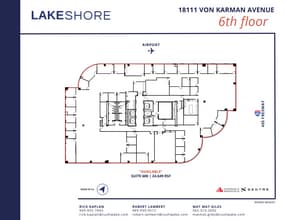 18101 Von Karman Ave, Irvine, CA for lease Floor Plan- Image 1 of 1