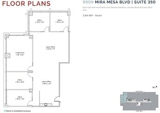 9909 Mira Mesa Blvd, San Diego, CA for lease Floor Plan- Image 1 of 1