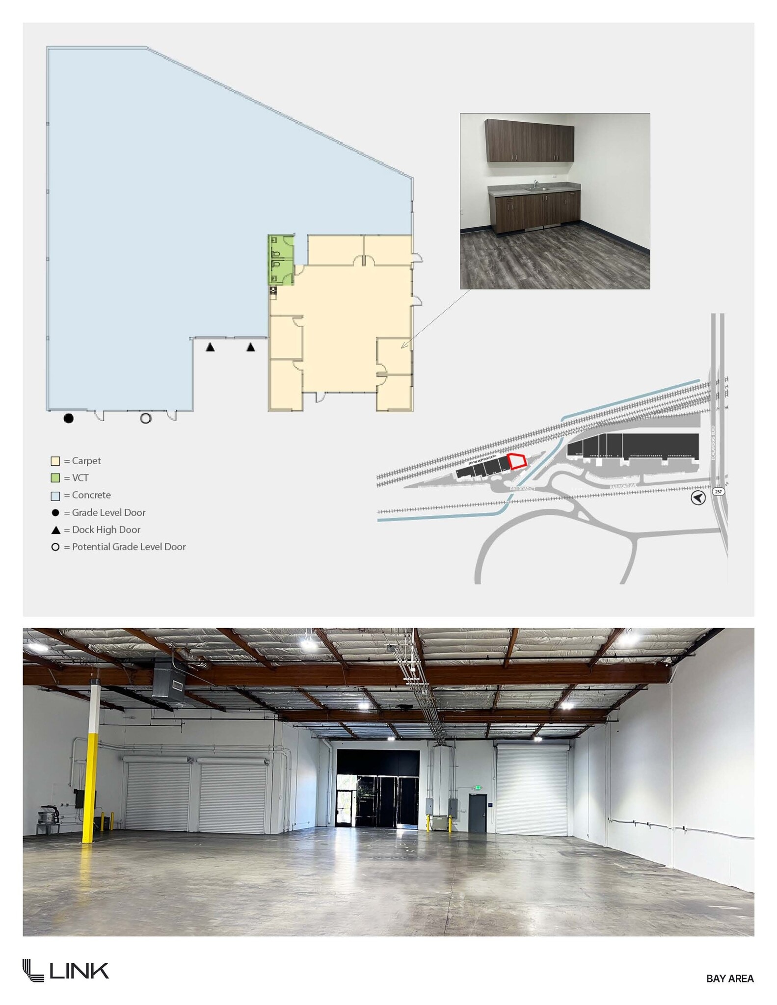 200-230 Railroad Ave, Milpitas, CA for lease Floor Plan- Image 1 of 3
