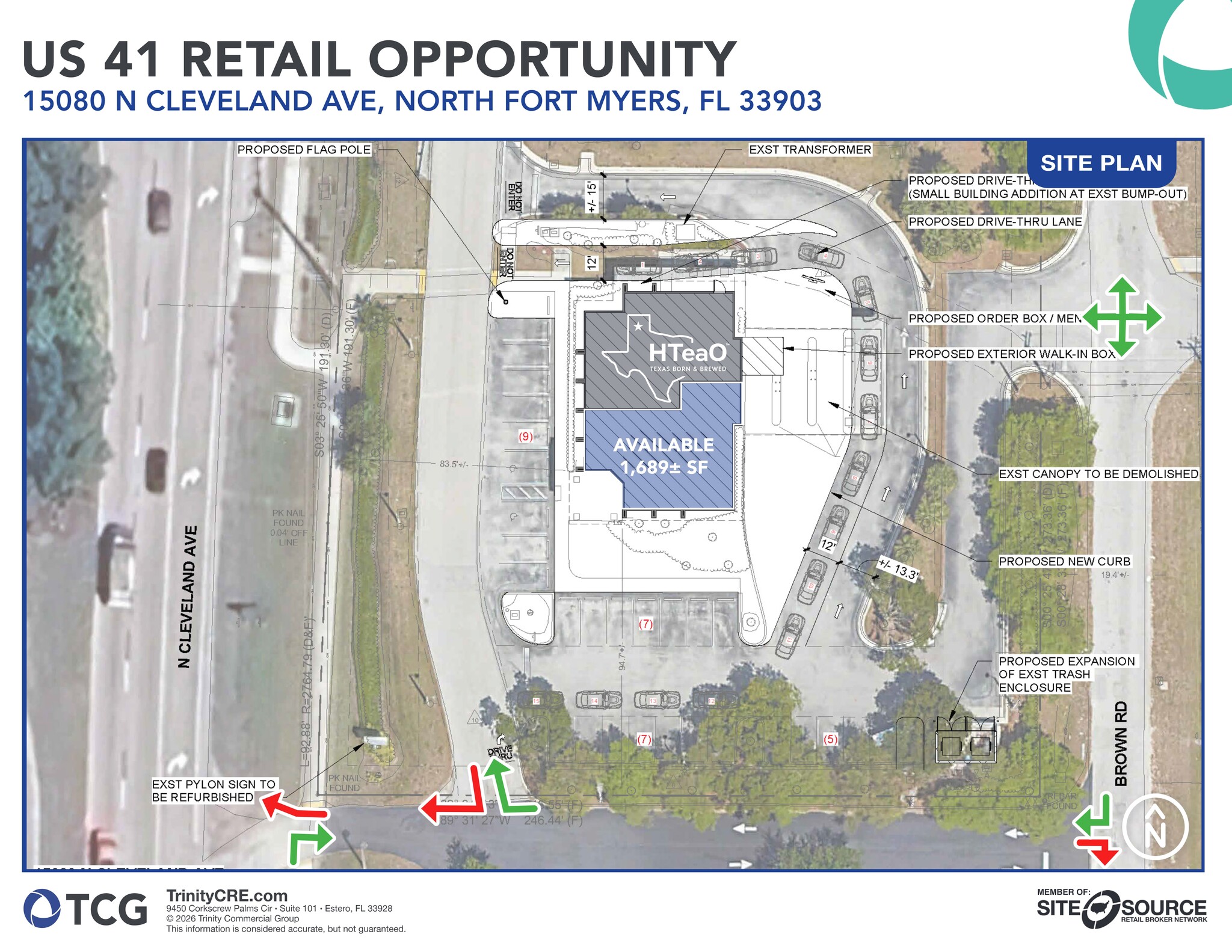 15080 N Cleveland Ave, North Fort Myers, FL for lease Site Plan- Image 1 of 1
