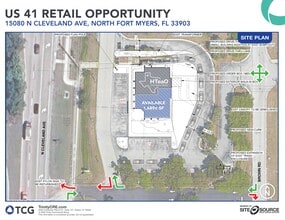 15080 N Cleveland Ave, North Fort Myers, FL for lease Site Plan- Image 1 of 1