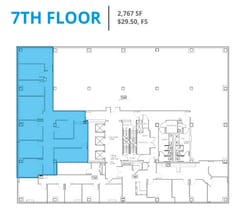 8737 Colesville Rd, Silver Spring, MD à louer Plan d  tage- Image 1 de 2