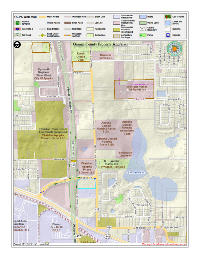More details for 952 Plymouth Sorrento rd, Apopka, FL - Land for Sale
