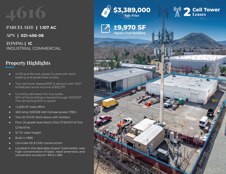 4616 Aircenter Cir, Reno, NV for sale - Building Photo - Image 2 of 7