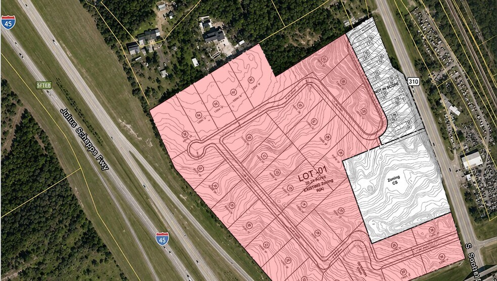 10407 S Central Expy, Dallas, TX à vendre - Aérien - Image 2 de 4