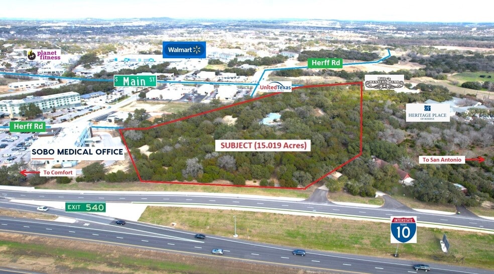 1480 S Main St, Boerne, TX à vendre - Aérien - Image 3 de 20