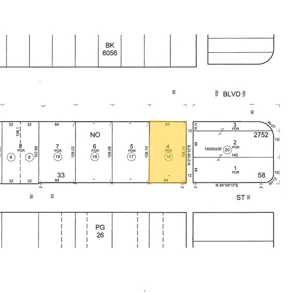 1021-1026 W Century Blvd, Los Angeles, CA à vendre - Plan cadastral - Image 2 de 20