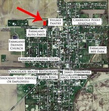 202 W Jackson St, Farmland, IN - AERIAL  map view