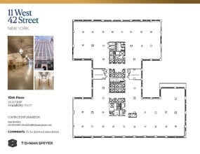 11 W 42nd St, New York, NY for lease Floor Plan- Image 1 of 1