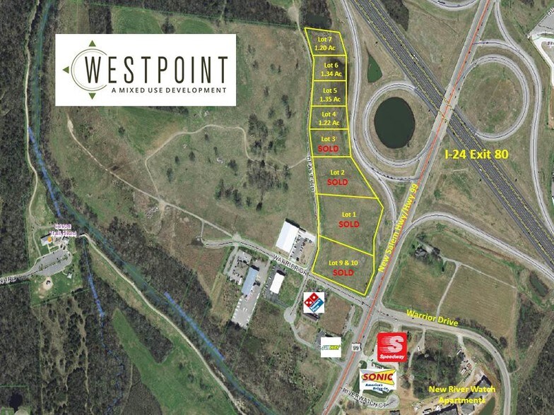 5 New Salem Hwy, Murfreesboro, TN à louer - Aérien - Image 2 de 4