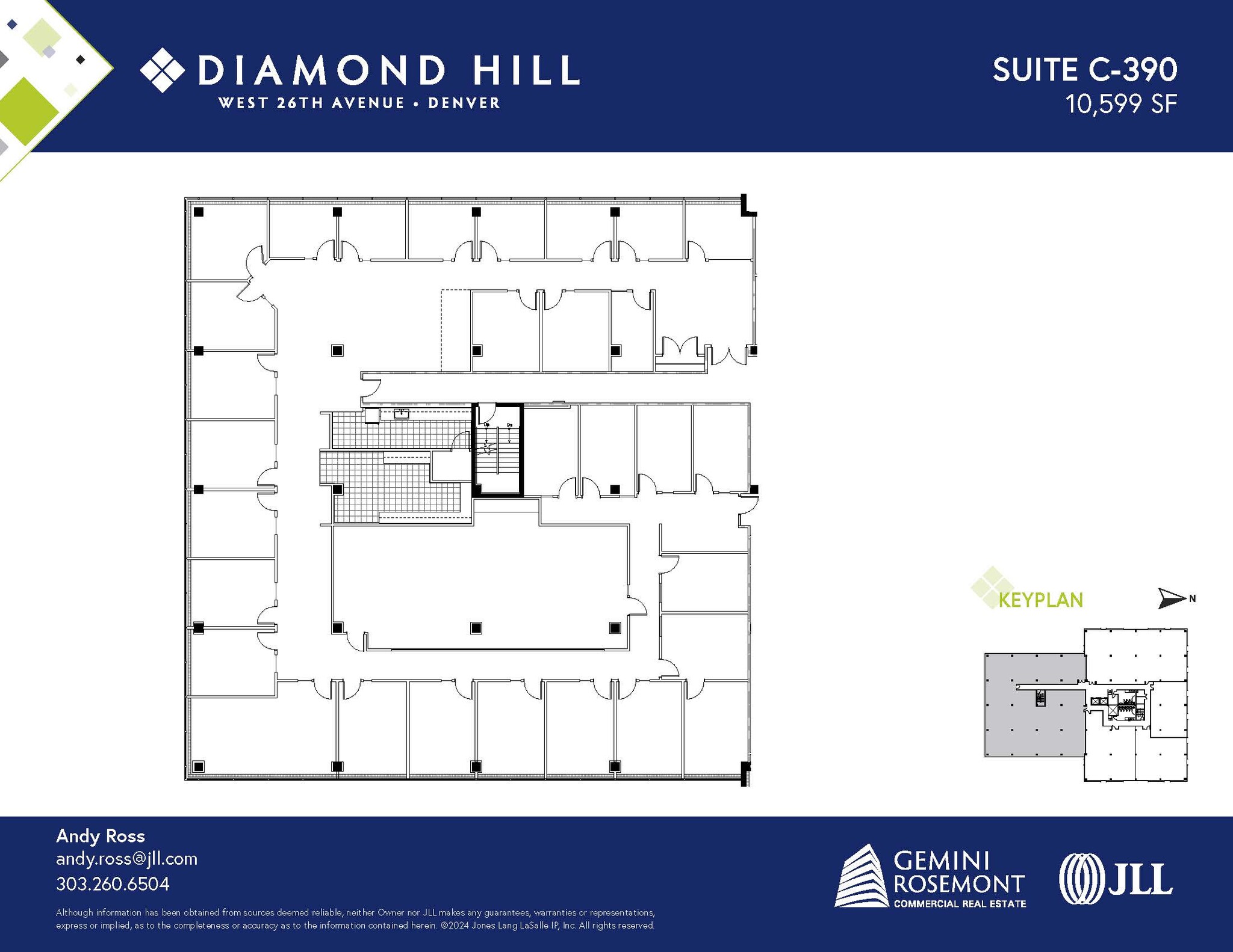 2490 W 26th Ave, Denver, CO à louer Plan d’étage- Image 1 de 2