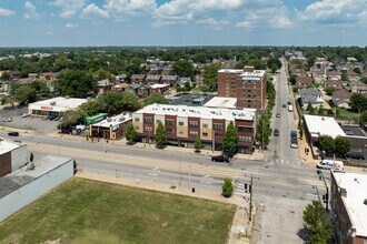 5901 Delmar Blvd, Saint Louis, MO - AERIAL map view
