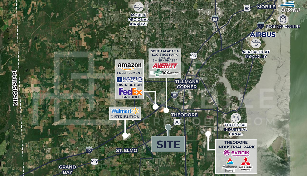 6440 Highway 90, Theodore, AL à vendre - Photo du bâtiment - Image 2 de 5