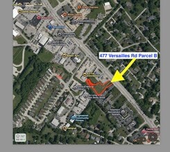 477 Versailles Rd, Frankfort, KY - Aérien  Vue de la carte