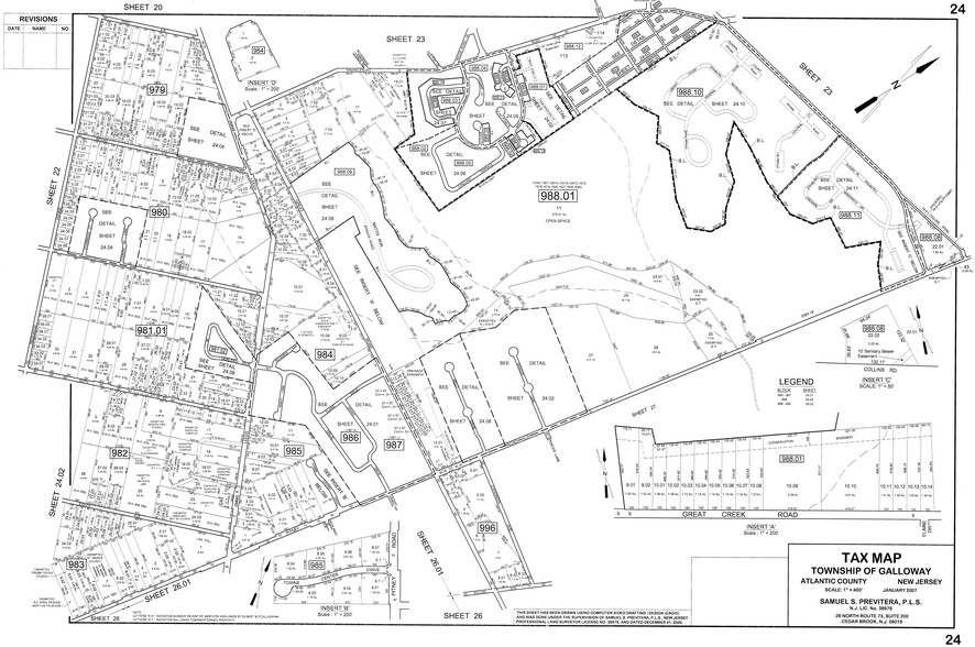 417 8th Ave, Galloway, NJ à vendre - Plan cadastral - Image 3 de 3