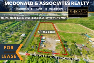 More details for 5702 W Cedar Bayou Lynchburg Rd, Baytown, TX - Land for Lease