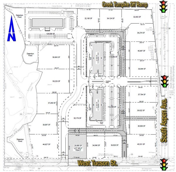 W Tucson & S Aspen Ave, Broken Arrow, OK à vendre - Plan de site - Image 2 de 2
