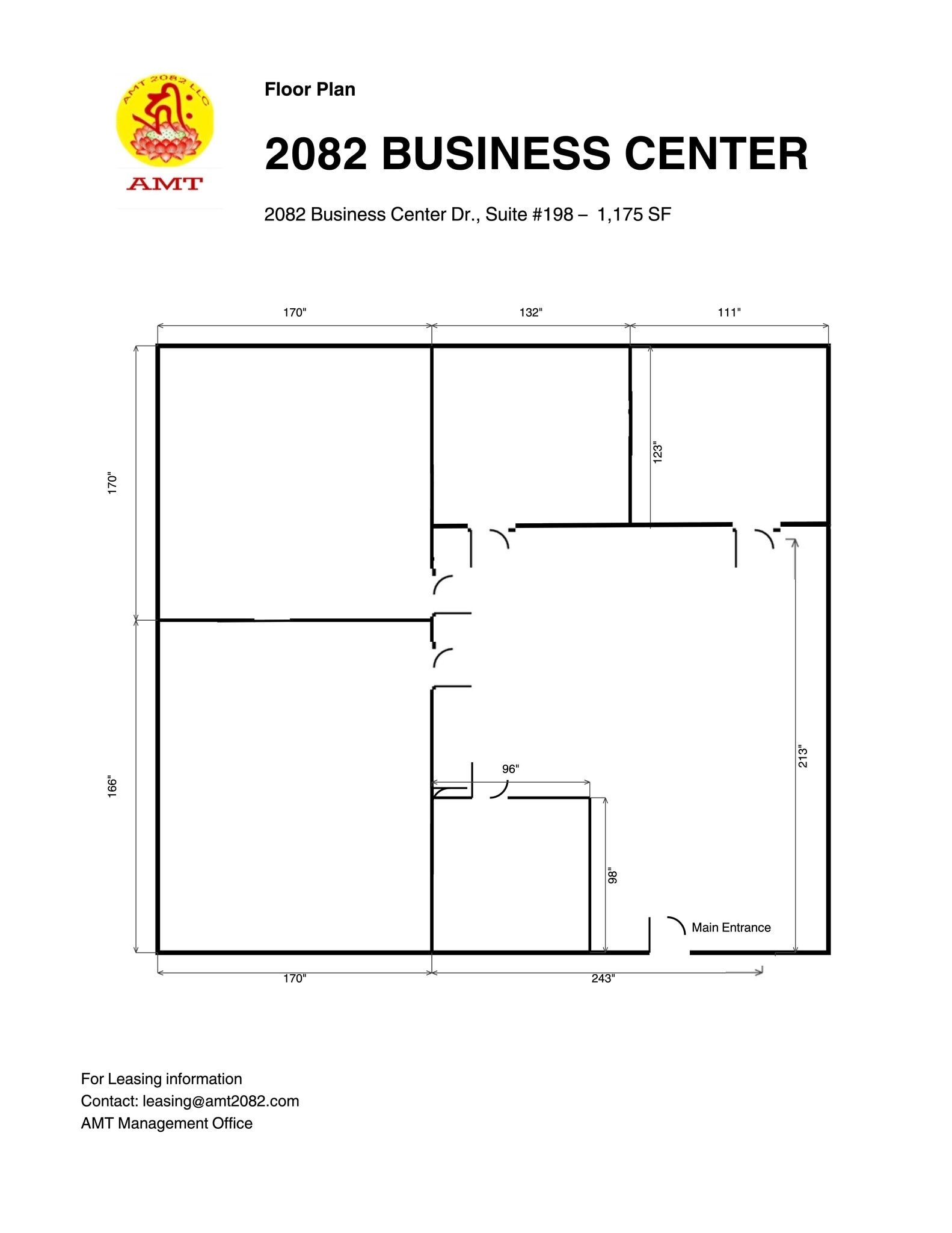 2082 Business Center Dr, Irvine, CA à louer Plan de site- Image 1 de 1