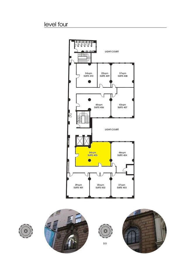 250 Pitt St, Sydney, NSW 2000 - Unit 405 -  - Floor Plan - Image 1 of 3