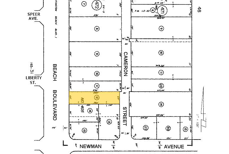 17692 Beach Blvd, Huntington Beach, CA à louer - Plan cadastral - Image 2 de 26