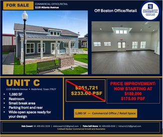 More details for 1119 Atlanta Ave, Nederland, TX - Office for Sale