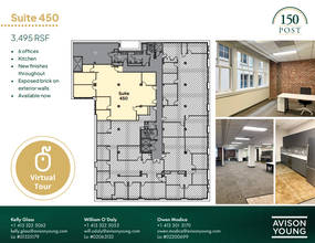 150 Post St, San Francisco, CA for lease Floor Plan- Image 1 of 1