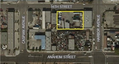 1418-1438 W 14th St, Long Beach, CA - Aerial  map view