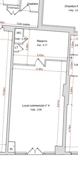 Commerce de détail dans Puteaux à louer - Photo du bâtiment - Image 2 de 2