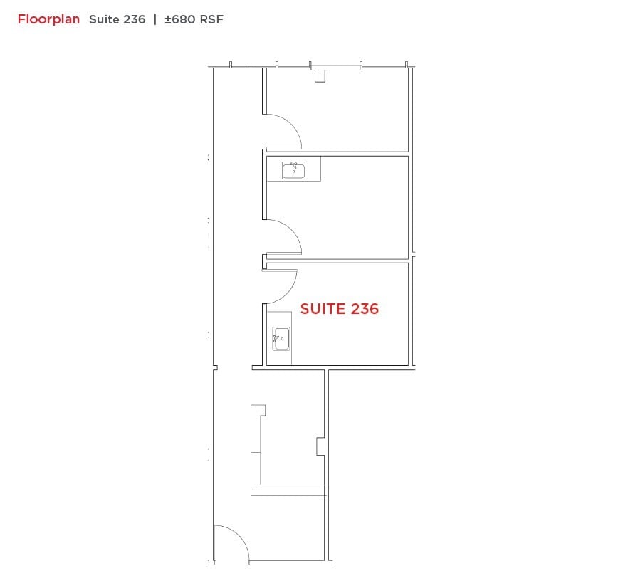 1860 El Camino Real, Burlingame, CA for lease Floor Plan- Image 1 of 1