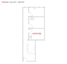 1860 El Camino Real, Burlingame, CA for lease Floor Plan- Image 1 of 1