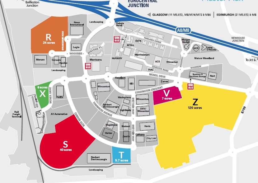 Coddington Cres, Motherwell for sale - Site Plan - Image 2 of 2