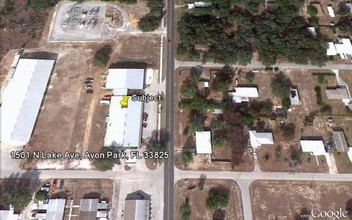 1503 N Lake Ave, Avon Park, FL - aerial  map view