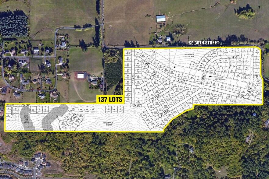 SE 30th, Washougal, WA for sale - Plat Map - Image 1 of 2