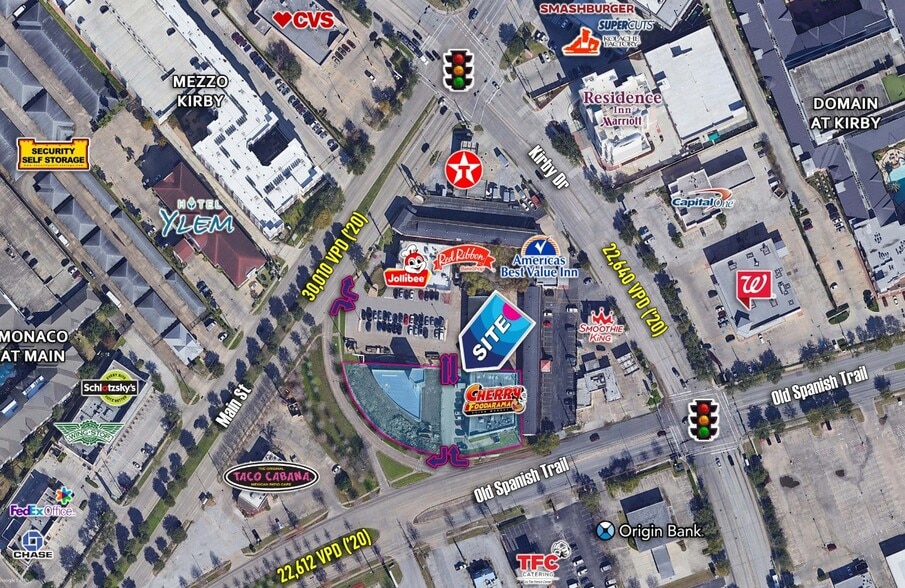 8025 S Main St, Houston, TX for sale - Aerial - Image 2 of 2