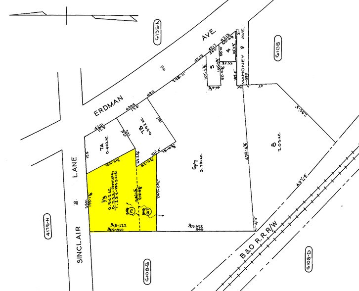3501 Sinclair Ln, Baltimore, MD à vendre - Plan cadastral - Image 2 de 5