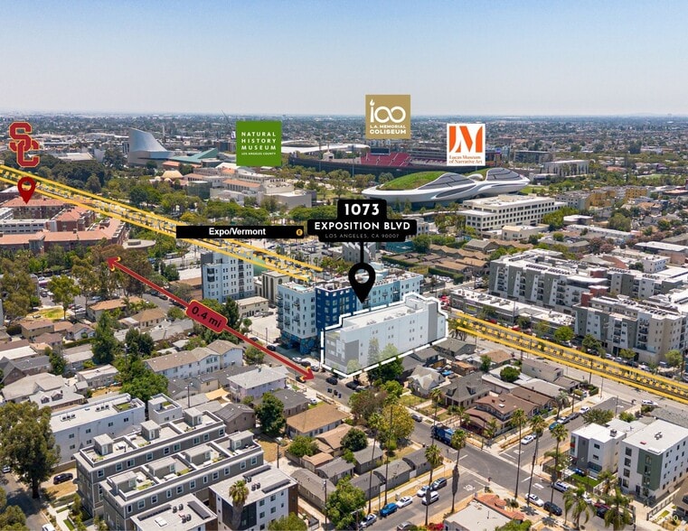 1073 Exposition Blvd, Los Angeles, CA à vendre - Photo du bâtiment - Image 2 de 19