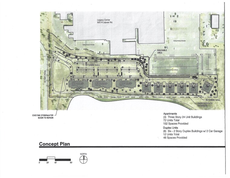 920 N Lapeer Rd, Oxford, MI à vendre - Plan de site - Image 2 de 7