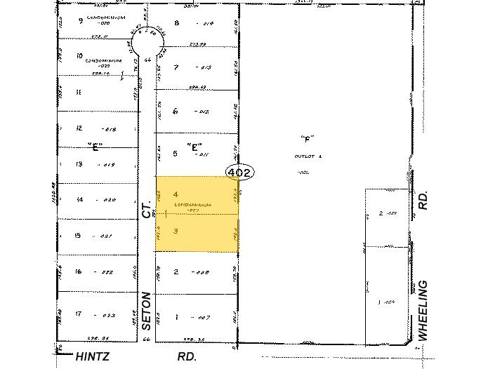 925 Seton Ct, Wheeling, IL à louer - Plan cadastral - Image 2 de 3