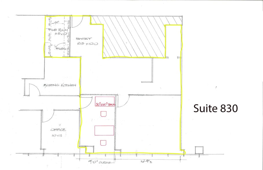 16055 Ventura Blvd, Encino, CA à louer - Plan d’étage - Image 2 de 2