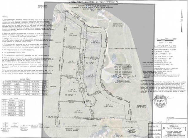 Monarch Rd, Caldwell, ID à vendre Plan cadastral- Image 1 de 44